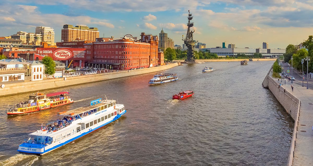 речные прогулки в Москве