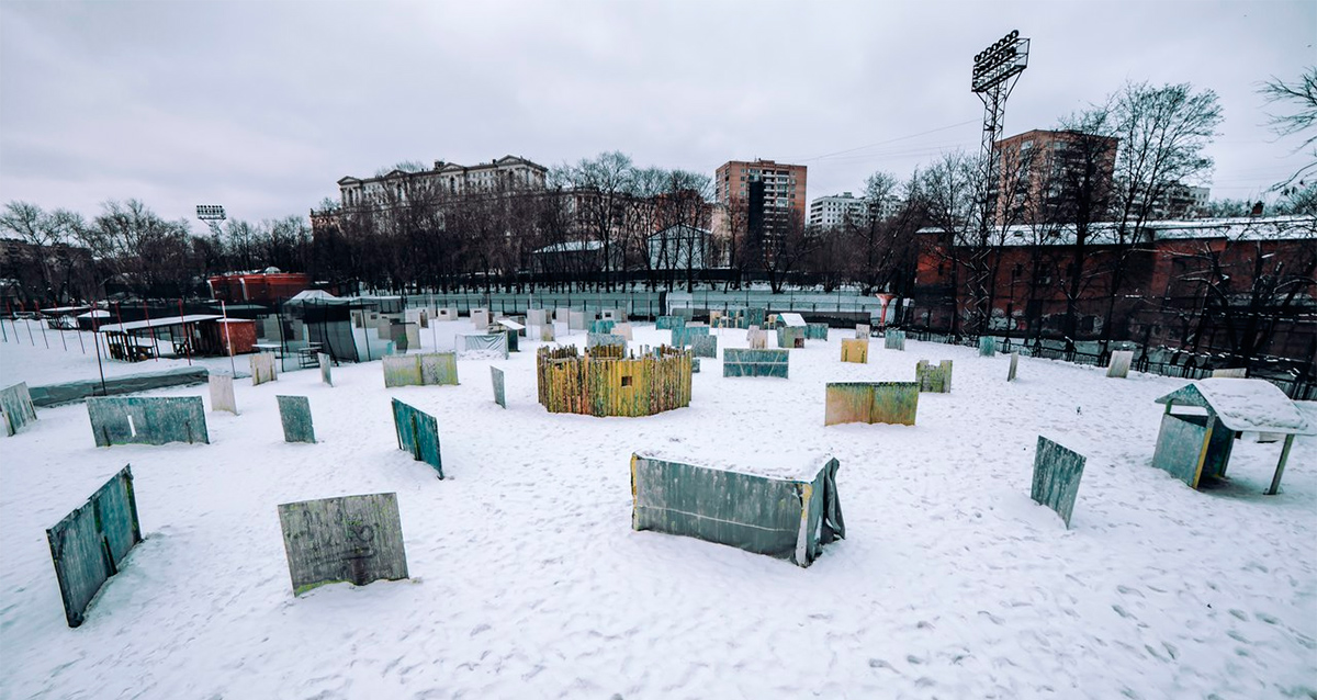 пейнтбол площадка