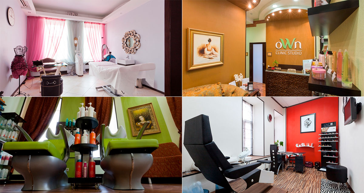 интерьер студия красоты OWN Clinic Studio