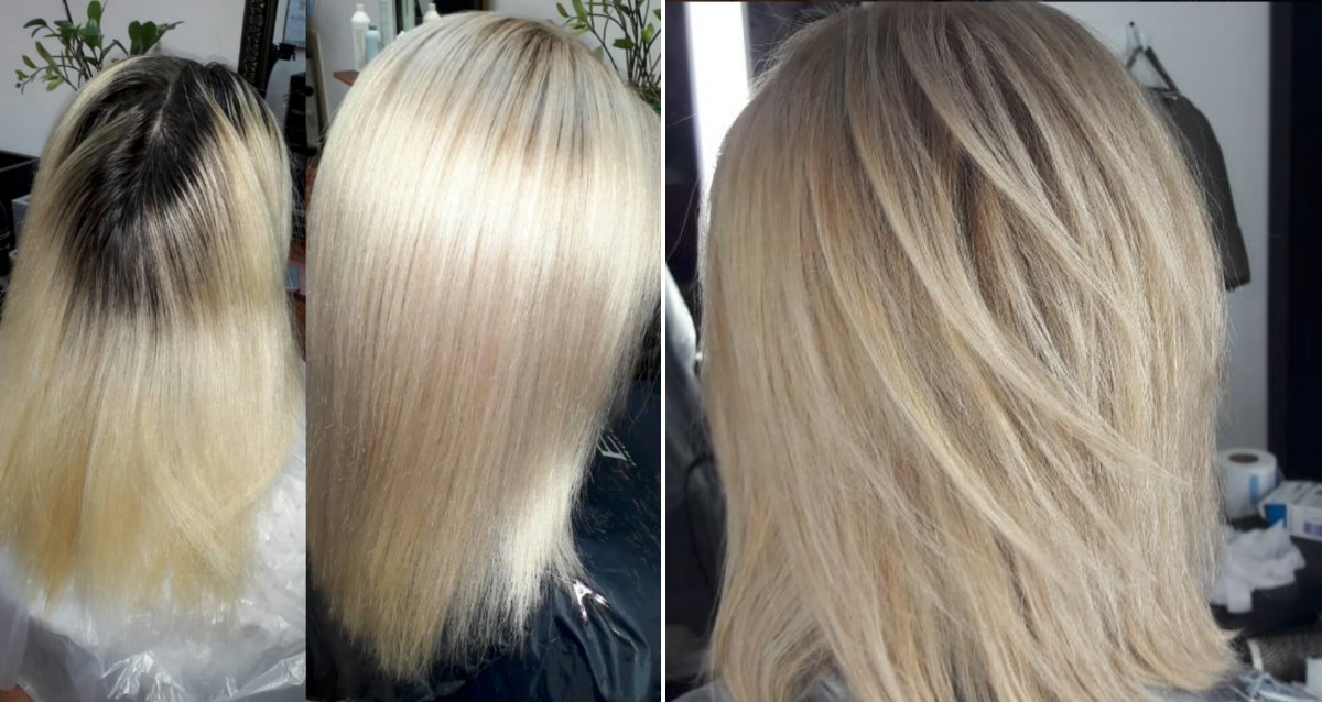 окрашивание волос в салоне Elsobeauty