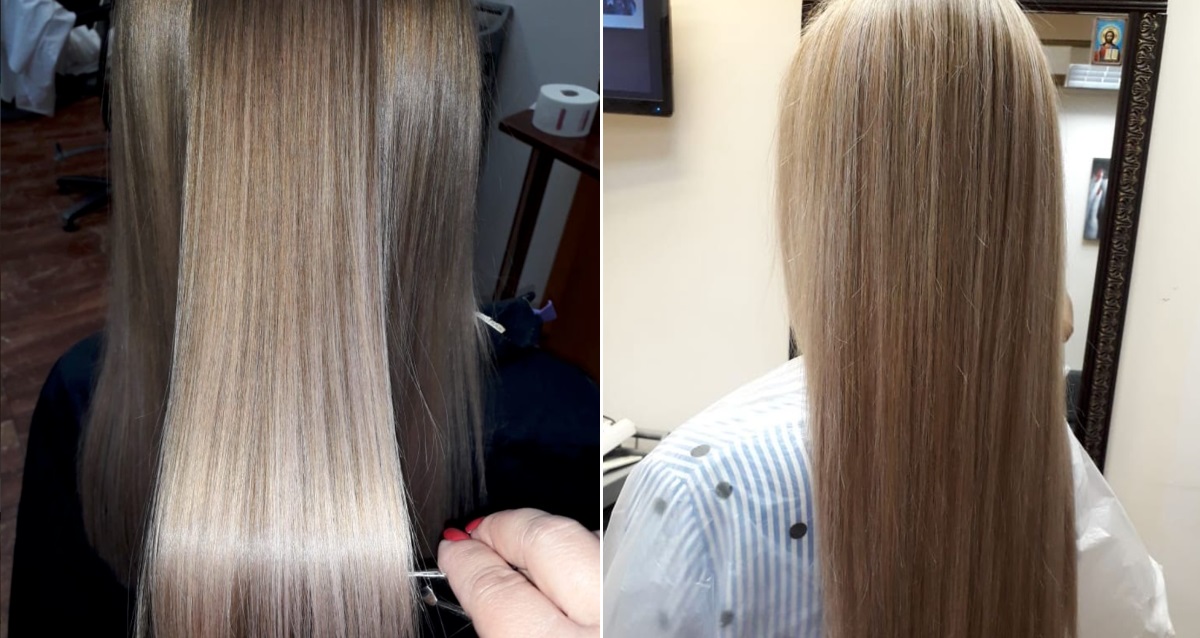 окрашивание волос в салоне Elsobeauty
