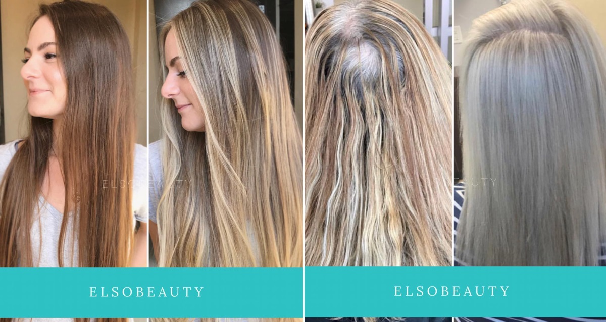 окрашивание волос в салоне Elsobeauty