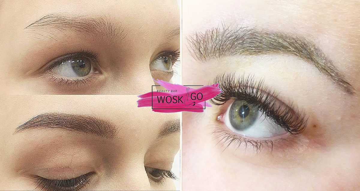 коррекция бровей в салоне Beauty bar Wosk&Go
