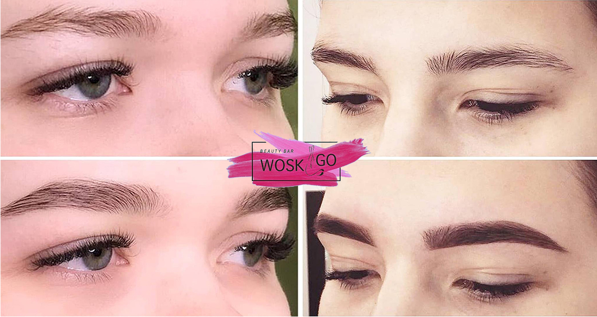 коррекция бровей в салоне Beauty bar Wosk&Go